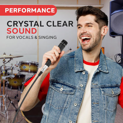 Microphone à main dynamique professionnel 