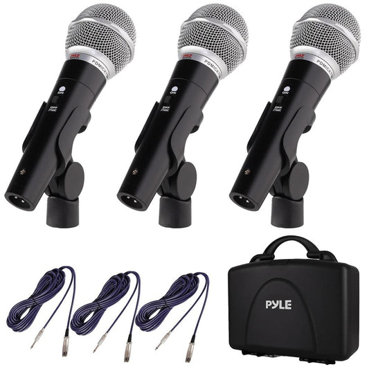 Dynamic Microphone Kit, 3 Mics
