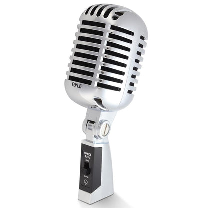 Classic Retro Vintage Microphone, Silver