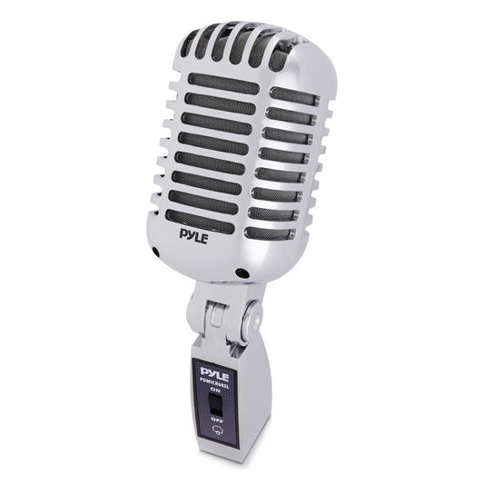 Classic Retro Vintage Microphone, Silver