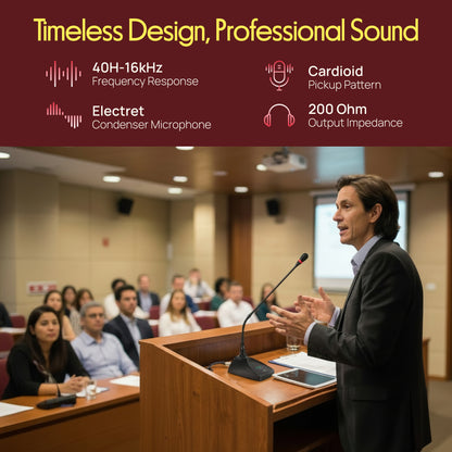 Microphone de conférence monté sur table 