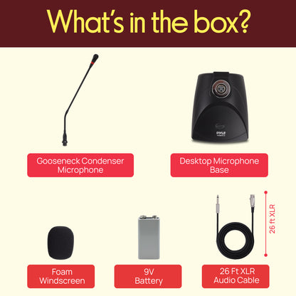 Microphone de conférence monté sur table 