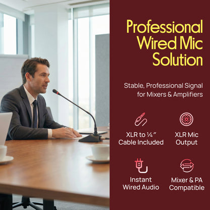 Microphone de conférence monté sur table 