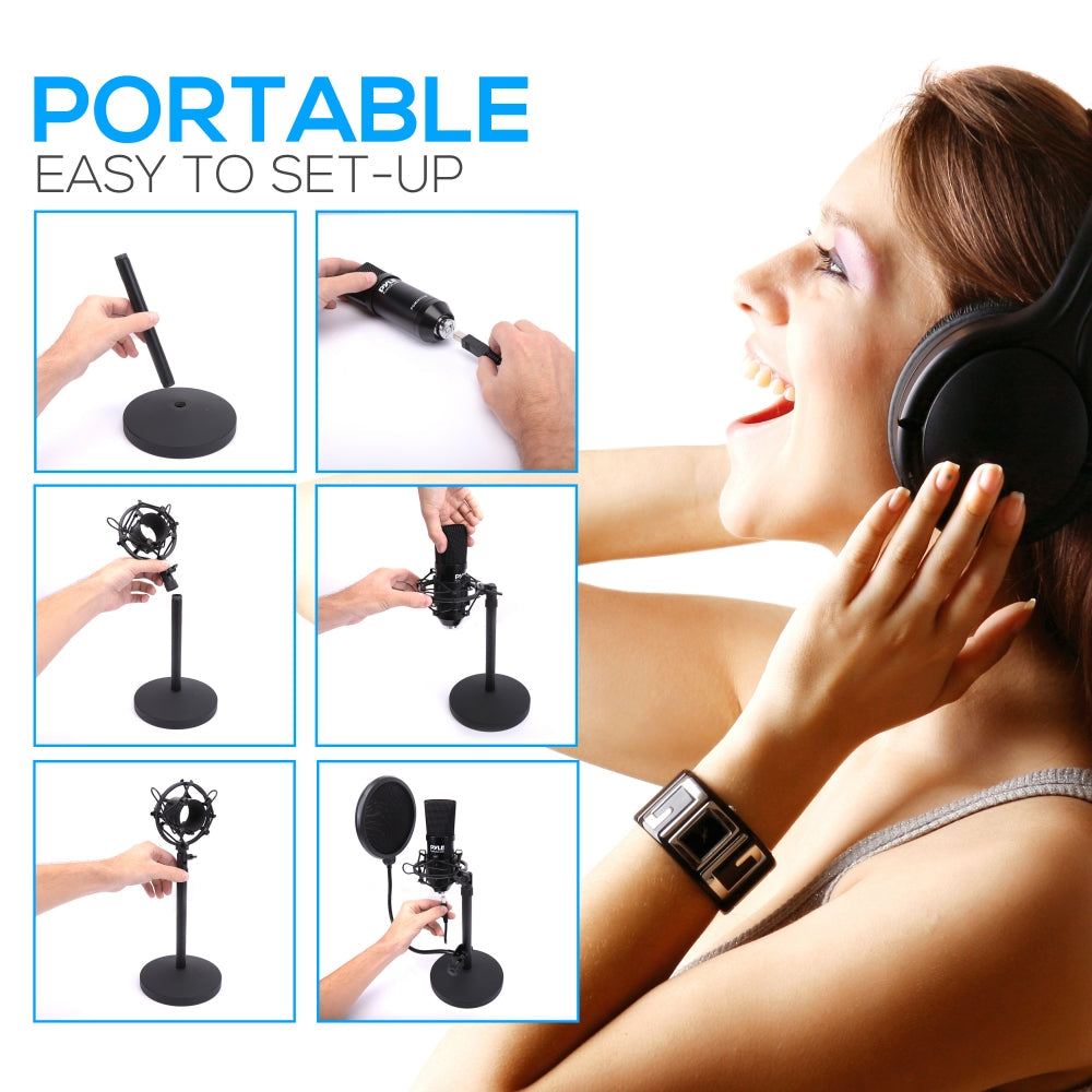 product image number 7 for Pyle Usb Podcast Microphone Kit