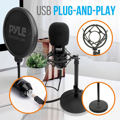 product image number 8 for Pyle Usb Podcast Microphone Kit