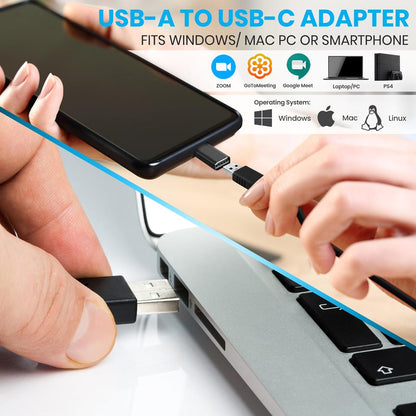 USB Lavalier Microphone - Clear Sound, Copper Shield, Omnidirectional