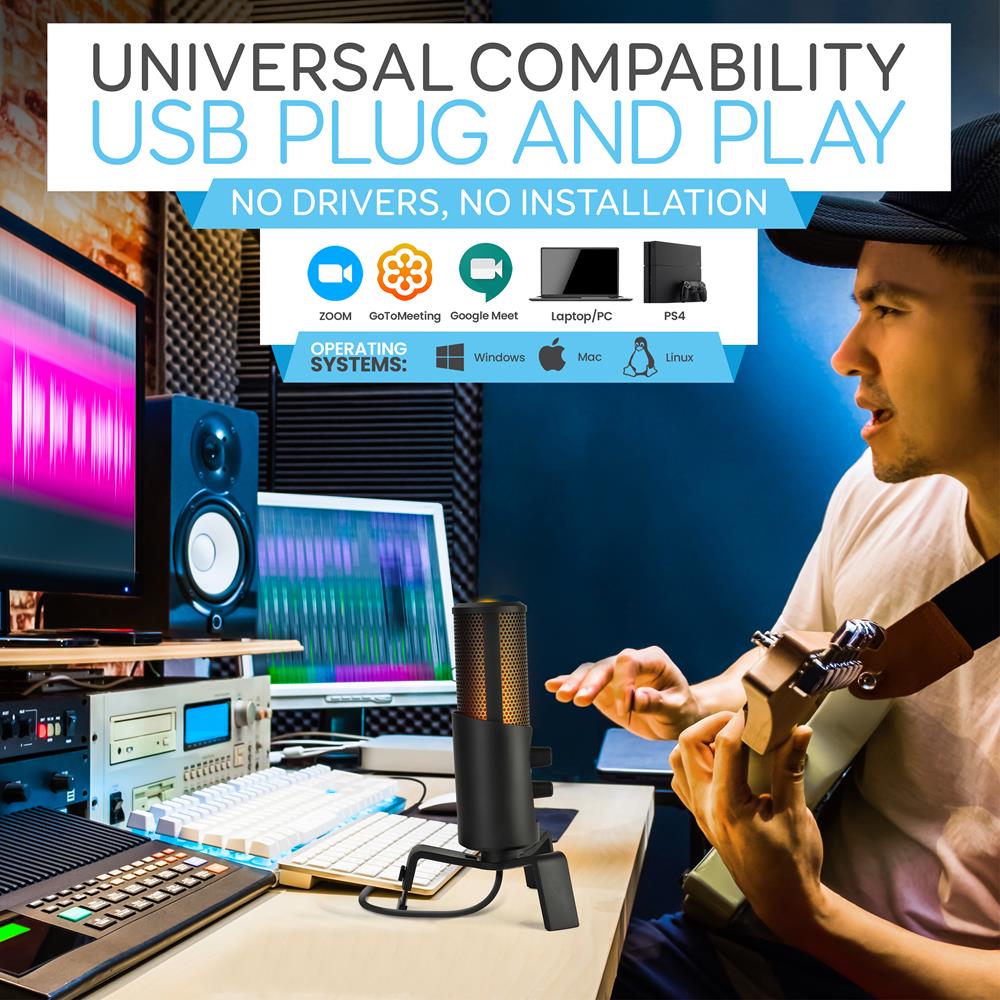 product image number 6 for Pyle Usb Microphone Pro 4-In-1