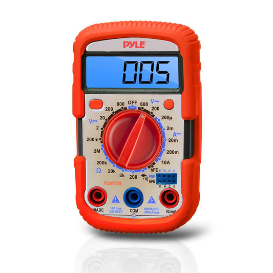 Digital Multimeter, Accurate Readings, Backlit LCD, Protective Case
