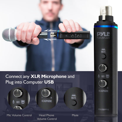 product image number 2 for Pyle Xlr-To-Usb Microphone Adaptor