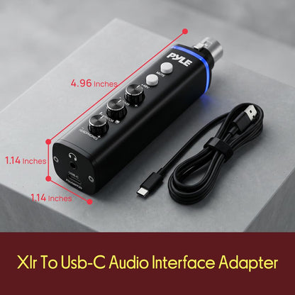XLR to USB-C Audio Interface Adapter