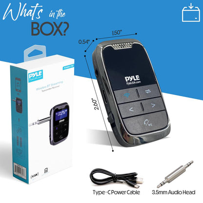 Adaptateur audio Bluetooth 2-en-1 - Faible latence, technologie 5.1, batterie rechargeable 