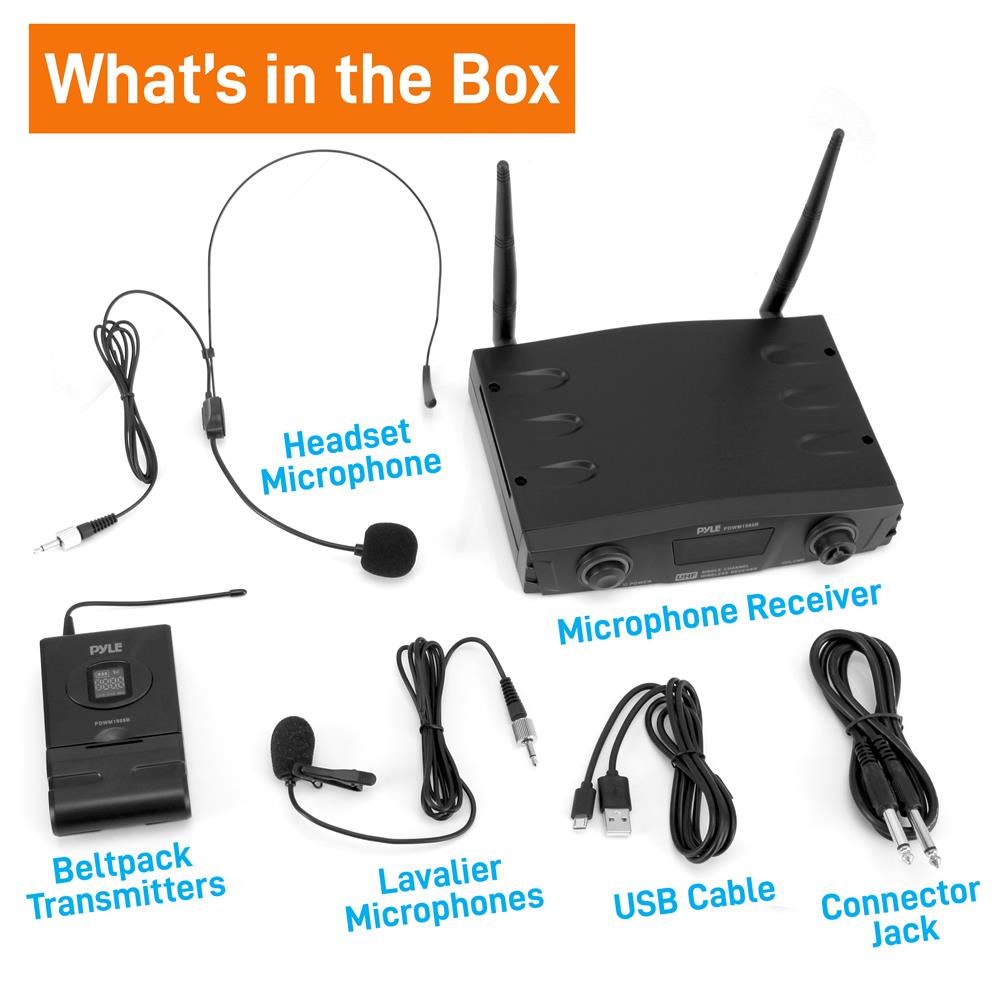 product image number 7 for Pyle Desktop Pro Wireless Microphone System