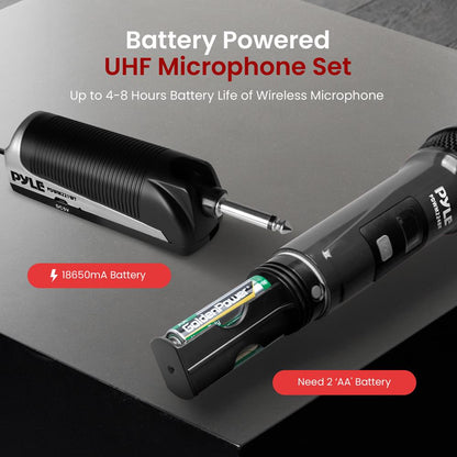 product image number 3 for Pyle Universal Uhf Wireless Microphone