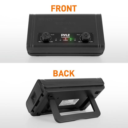 product image number 3 for Pyle 2-Ch. Desktop Wireless Microphone System