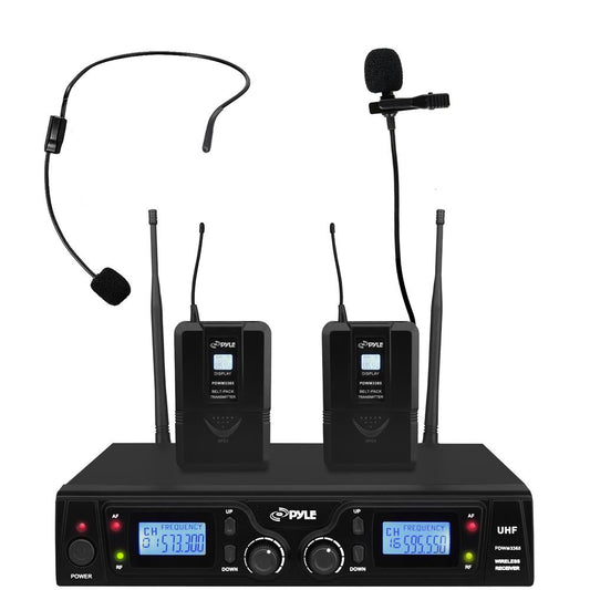 product image number 1 for Pyle Uhf Wireless Microphone System Kit
