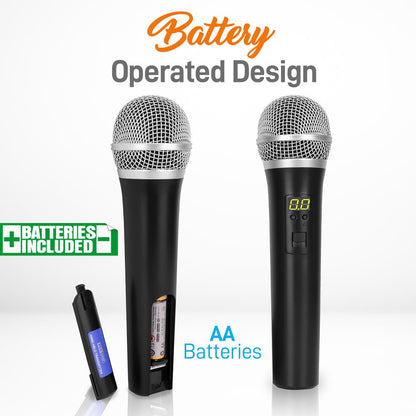 Uhf Wireless Microphone System Kit