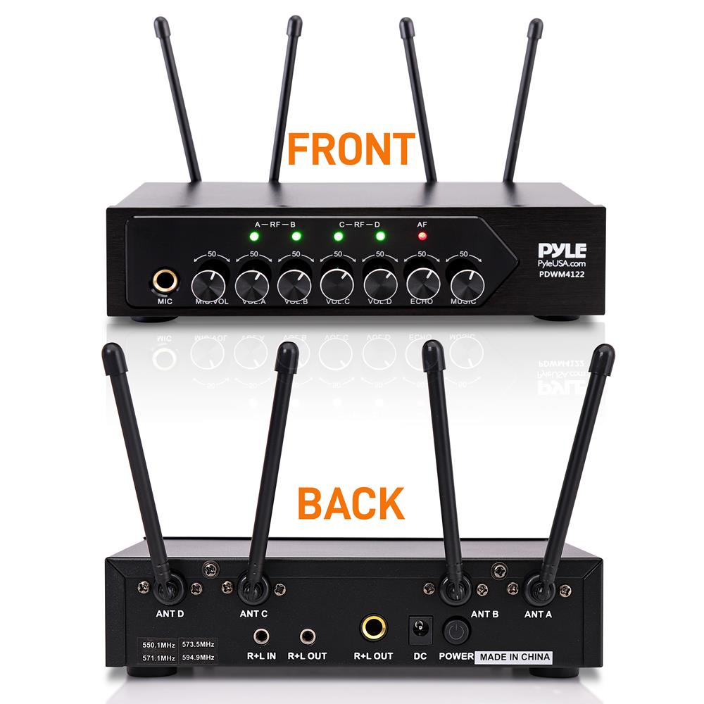 product image number 3 for Pyle Bluetooth Wireless Pa Microphone System