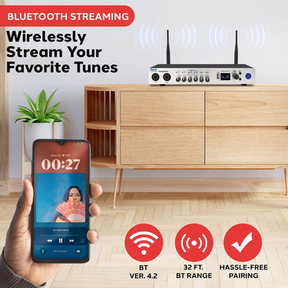 Portable Karaoke Microphone Mixer System