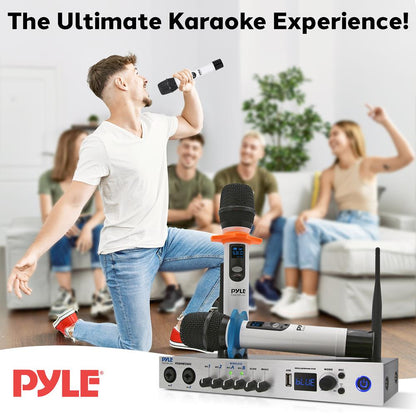 Portable Karaoke Microphone Mixer System