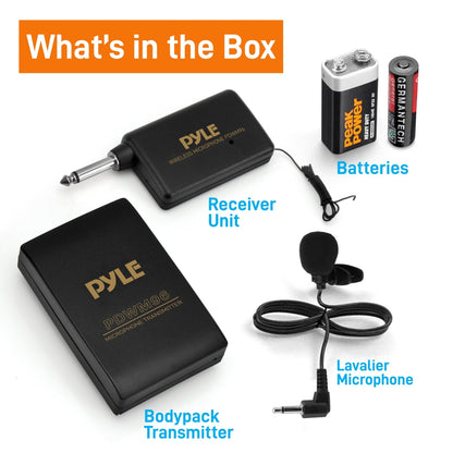 product image number 7 for Pyle Wireless Lavalier Microphone System