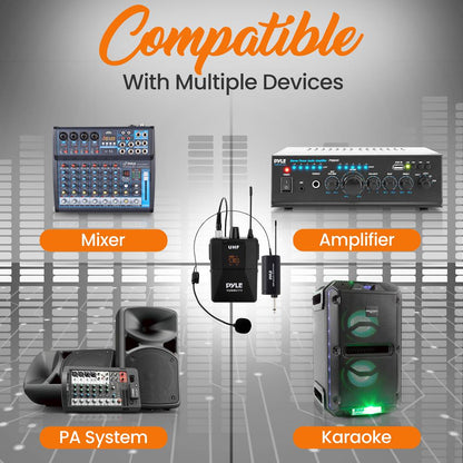 Microphone sans fil UHF universel 