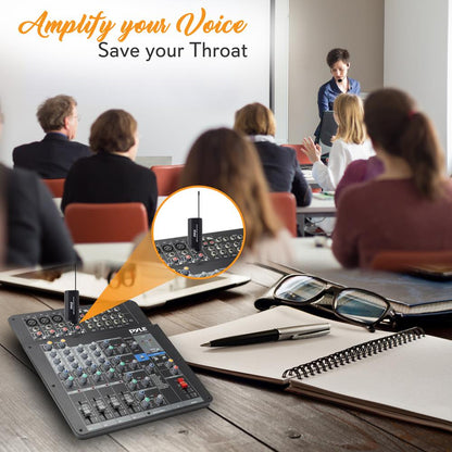 Microphone sans fil UHF universel 