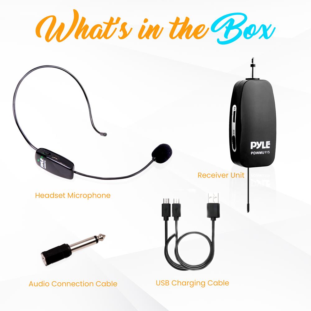product image number 7 for Pyle Uhf Wireless Microphone