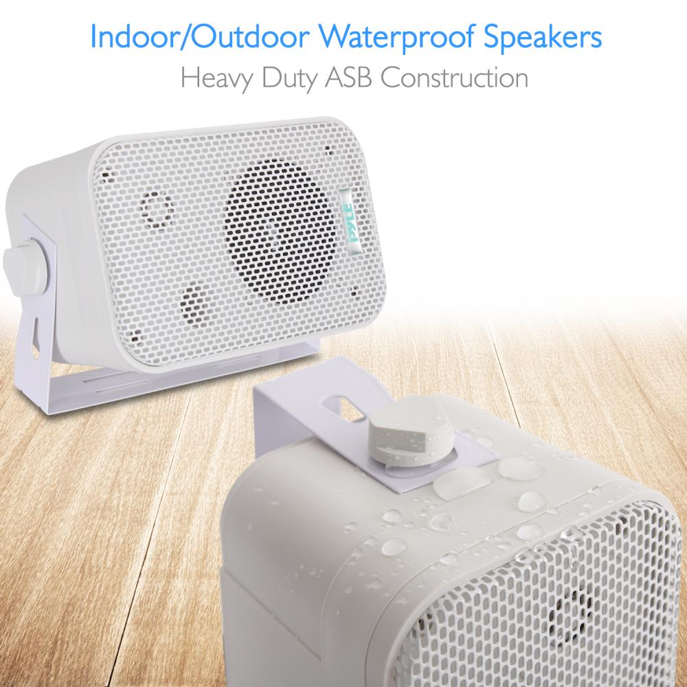 product image number 5 for Pyle 3.5'' Indoor/Outdoor Wall Mount Speakers