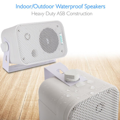 product image number 5 for Pyle 3.5'' Indoor/Outdoor Wall Mount Speakers