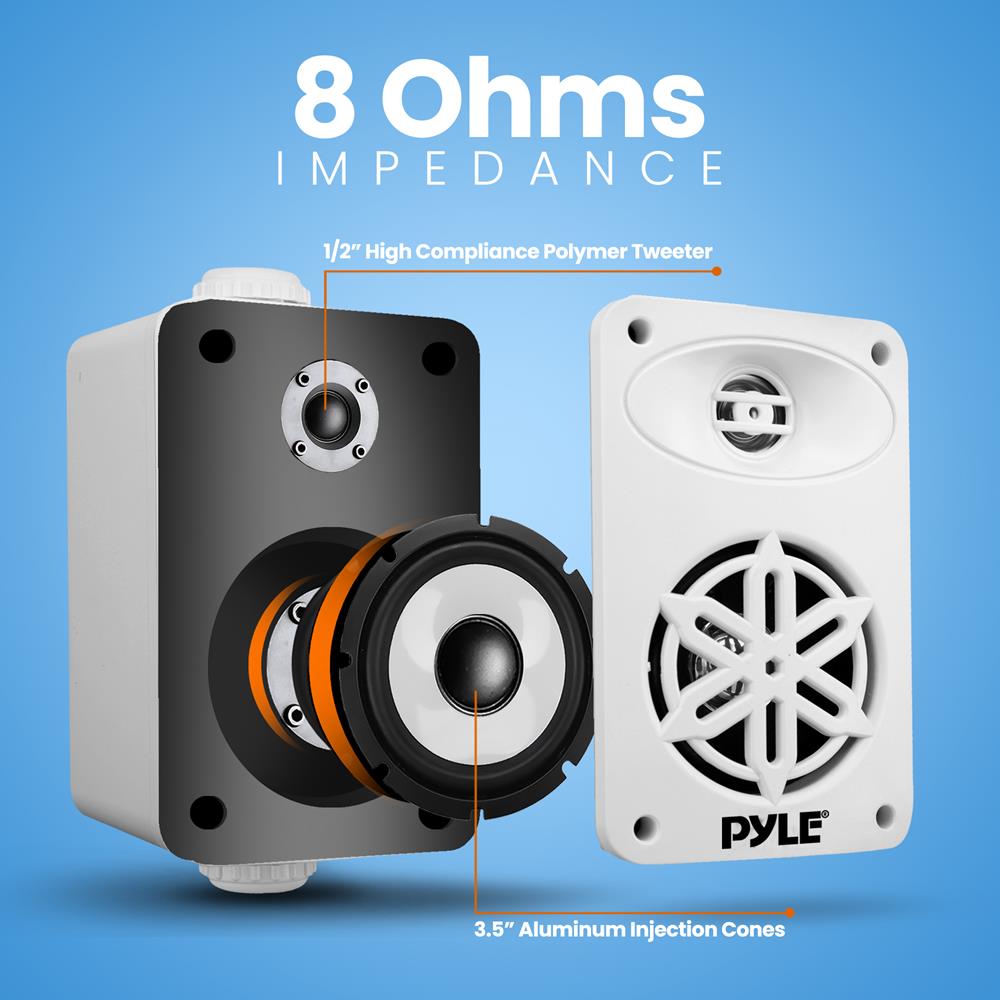 product image number 5 for Pyle 2-Way Indoor/Outdoor Speaker System