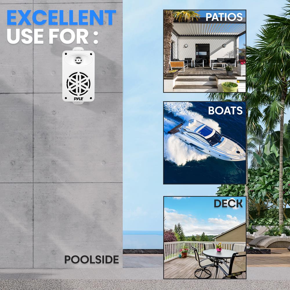 product image number 7 for Pyle 2-Way Indoor/Outdoor Speaker System