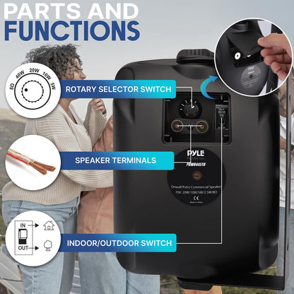 product image number 2 for Pyle On Wall/Patio Commercial Speaker