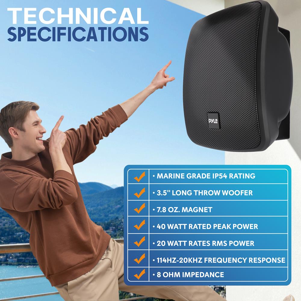 product image number 3 for Pyle On Wall/Patio Commercial Speaker