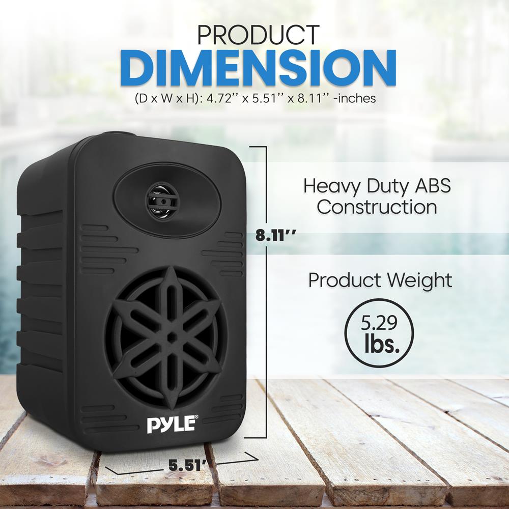 product image number 3 for Pyle 2-Way Indoor/Outdoor Speaker System