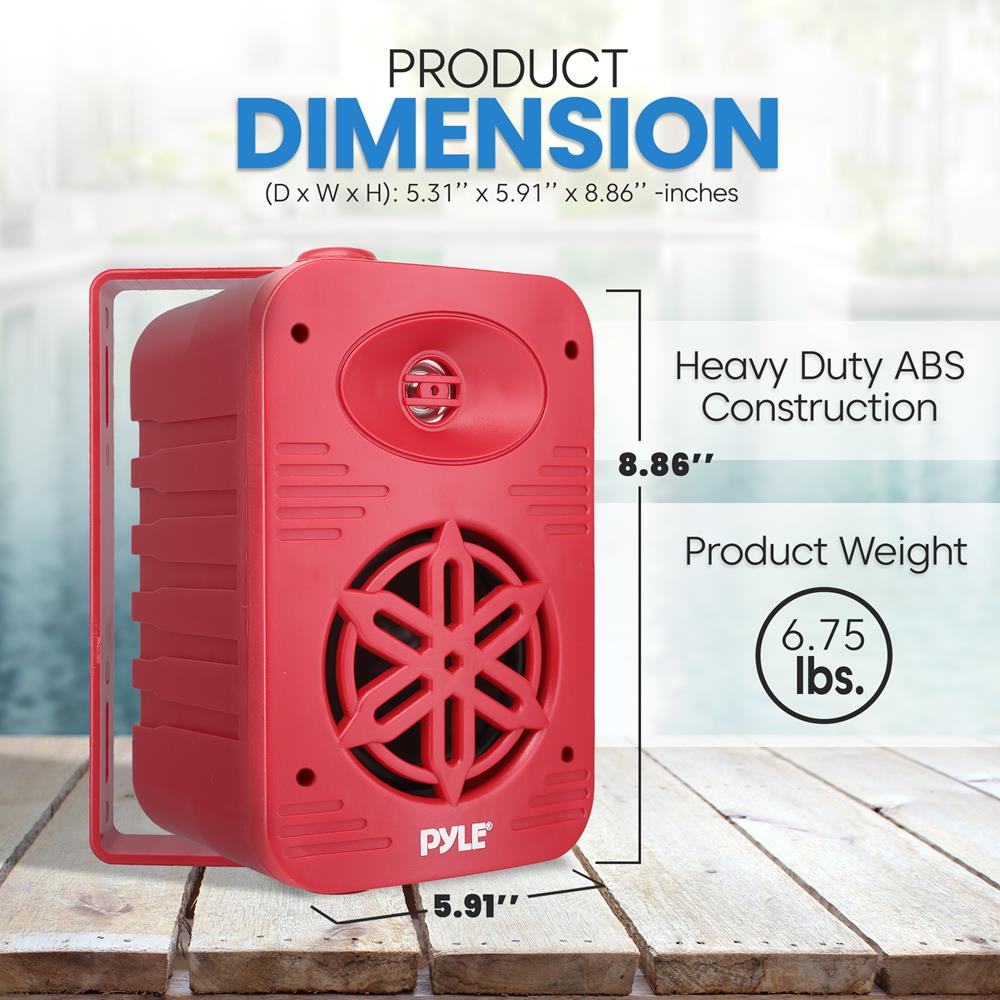 product image number 3 for Pyle 2-Way Indoor/Outdoor Speaker System
