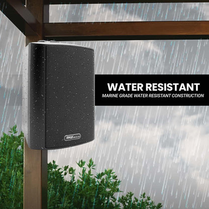6.5" Waterproof Bluetooth Speakers - High Power Sound, Easy Install, White