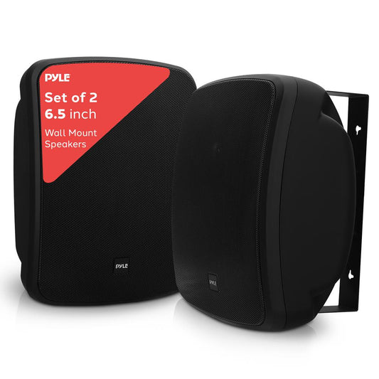 Haut-parleurs Bluetooth étanches d'extérieur - Basses profondes, paire de 6,5", résistants aux intempéries 