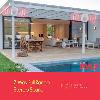 6.5'' Indoor/Outdoor Wall Mount Speakers