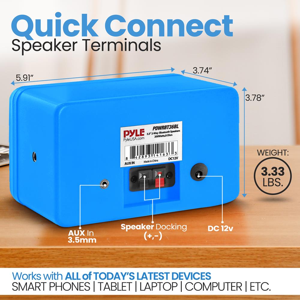 product image number 6 for Pyle Wireless Bt Streaming Speaker System