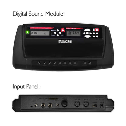 product image number 3 for Pyle Electric Thunder Drum Kit With Mp3 Recor