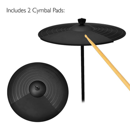 product image number 4 for Pyle Electric Thunder Drum Kit With Mp3 Recor