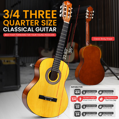 36’’ Acoustic Classic Guitar