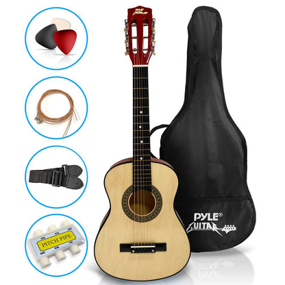 30" Acoustic Guitar for Beginners, Linden Wood, 6-String, Right Handed