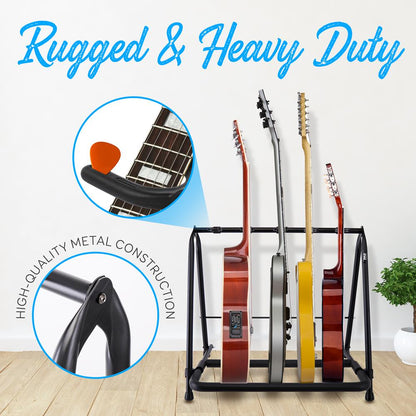 Foldable Multi-Guitar Stand