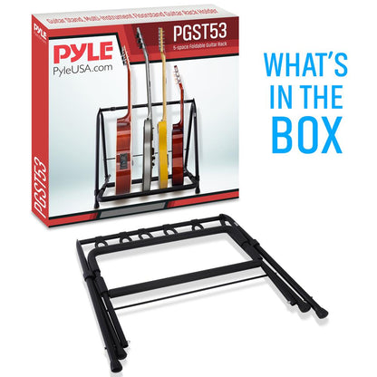 Foldable Multi-Guitar Stand