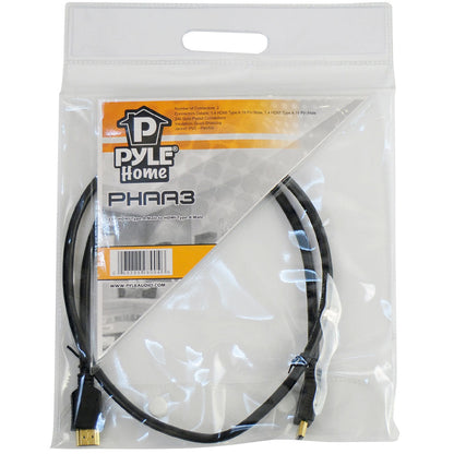 product image number 2 for Pyle 3 Ft. Hdmi Cable With 24K Gold-Plated Co
