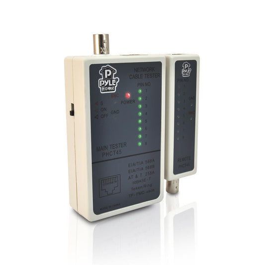 Network Cable Tester Ensures Continuity RJ45/BNC Compatibility