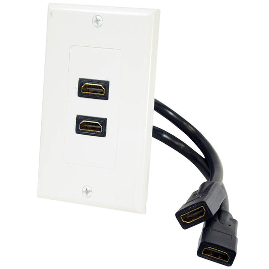 product image number 1 for Pyle 2-Port Hdmi Wallplate
