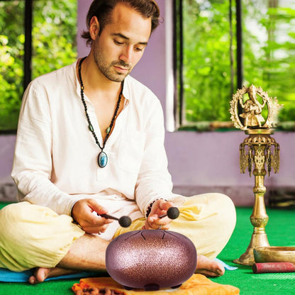 Steel Pan Drum, Harmonic Sound, Compact Steel, Includes Travel Bag