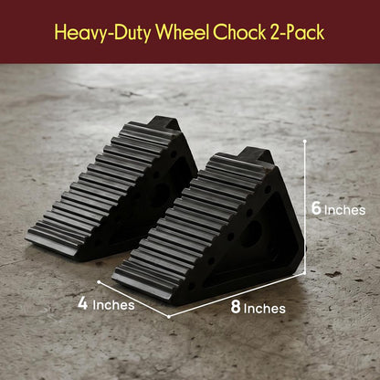 Solid Rubber Wheel Chock